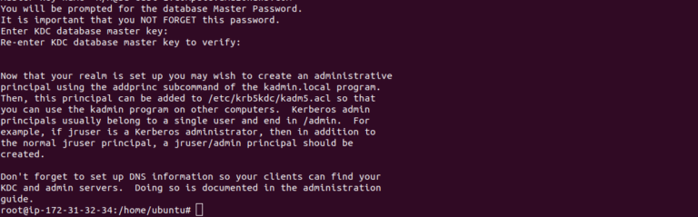 Настройка аутентификации kerberos ubuntu