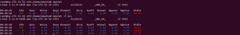 Как установить mpstat linux